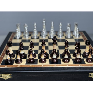 Шахматы подарочные с фигурами из композита 