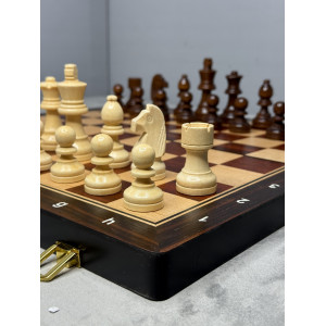 Шахматы магнитные деревянные подарочные 