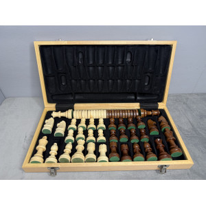 Шахматы 2 в 1 шашки подарочные магнитные