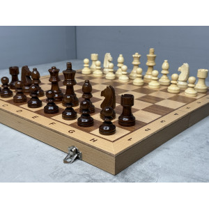 Шахматы 2 в 1 шашки подарочные магнитные