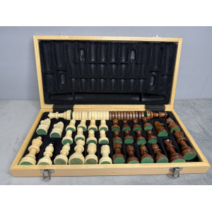 Шахматы 2 в 1 шашки подарочные магнитные