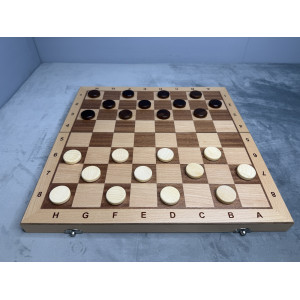 Шахматы 2 в 1 шашки подарочные магнитные