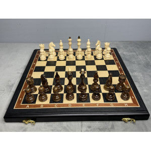 Шахматы подарочные из массива дуба с утяжелёнными фигурами