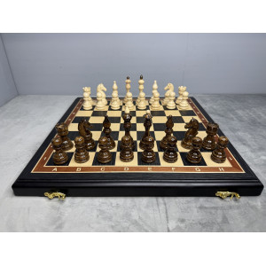 Шахматы подарочные из массива дуба с утяжелёнными фигурами