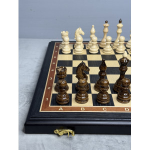 Шахматы подарочные из массива дуба с утяжелёнными фигурами