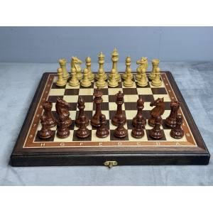 Шахматы подарочные деревянные с композитными фигурами