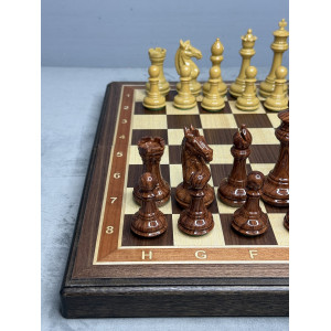 Шахматы подарочные деревянные с композитными фигурами