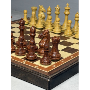 Шахматы подарочные деревянные с композитными фигурами