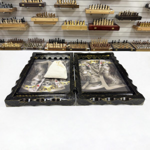 Нарды стеклянные "Судья Ночи"