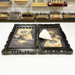 Нарды стеклянные "Туз Огня"