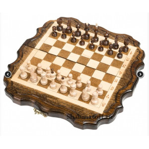 Шахматы резные фигурные 30, Haleyan