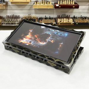 Нарды стеклянные "Туз Огня"