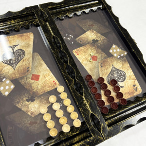 Нарды стеклянные "Туз Огня"