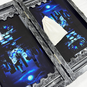 Нарды стеклянные эксклюзив «Ледяной Лев»