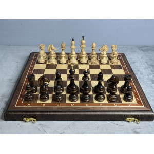 Шахматы подарочные деревянные с фигурами из клена