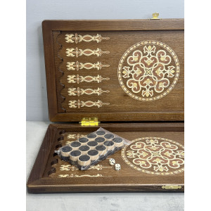 Нарды резные"Битва со Львом"