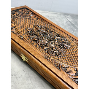 Нарды резные «Орнамент» — подарочные