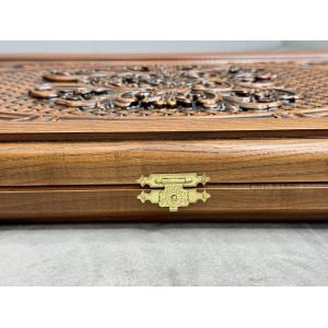 Нарды резные «Орнамент» — подарочные