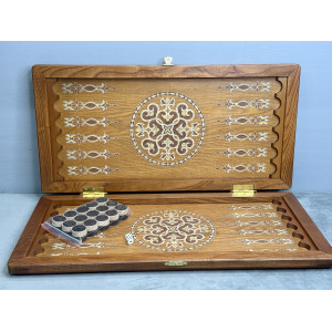 Нарды резные «Орнамент» — подарочные