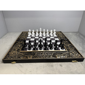 Шахматы 3 в 1 «Победа» — шахматы, шашки, нарды