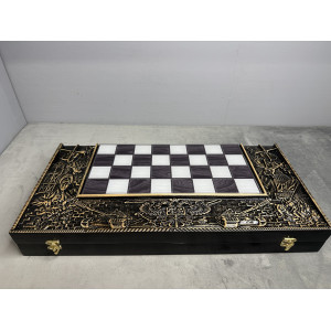 Шахматы 3 в 1 «Победа» — шахматы, шашки, нарды