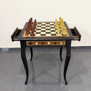 Шахматный стол "Гамбит" венге