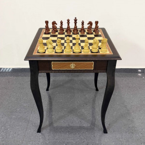 Шахматный стол "Гамбит" венге