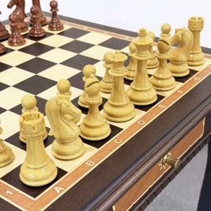 Шахматный стол "Гамбит" венге