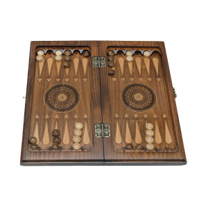 Шахматы + нарды резные "Эндшпиль 1" 40, Simonyan