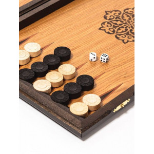 Нарды «Идеальная партия» – подарочный набор 60 см ручной работы