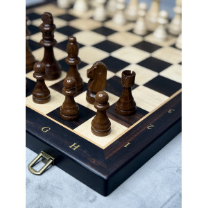 Подарочные деревянные шахматы – магнитный комплект Подарочные деревянные шахматы – магнитный комплект