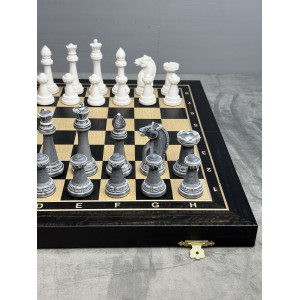 Шахматы подарочные "Королевская партия Мрамор"