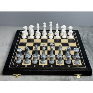 Шахматы подарочные "Королевская партия Мрамор"