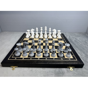 Шахматы подарочные "Королевская партия Мрамор"