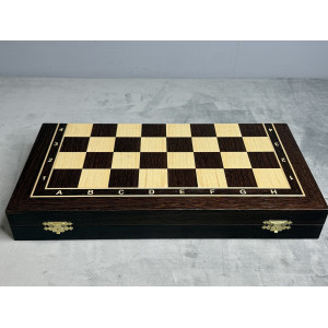 Шахматная доска премиальная складная 45 см, без фигур