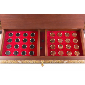 Нарды эксклюзивные «Императорский Орнамент» из яшмы Нарды эксклюзивные «Императорский Орнамент» из яшмы