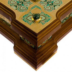 Нарды эксклюзивные "Императорский малахит" Нарды эксклюзивные "Императорский малахит"