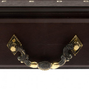 Шахматный ларец «Римские» из бронзы и креноида Шахматный ларец «Римские» из бронзы и креноида