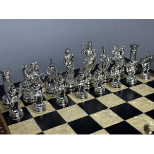 Эксклюзивные шахматы «Римская война» — роскошный ларец ручной работы Эксклюзивные шахматы «Римская война» — роскошный ларец ручной работы