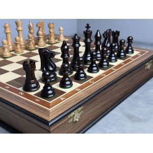 Шахматы подарочные в ларце "Презент" Шахматы подарочные в ларце "Презент"