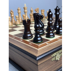 Шахматы подарочные в ларце "Презент" Шахматы подарочные в ларце "Презент"