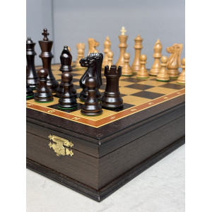 Шахматы подарочные «Дубовый король» в ларце