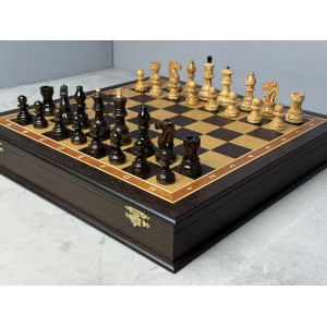 Шахматы подарочные «Карельский Император» в ларце 45