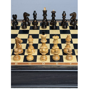 Шахматы подарочные «Гранд» с фигурами из карельской берёзы