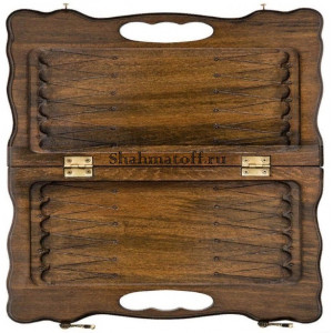 Нарды резные "Арарат" с ручкой 30, Haleyan