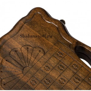 Нарды резные "Арарат" с ручкой 30, Haleyan