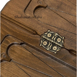 Нарды резные "Армянский узор 4" с ручкой 60, Haleyan