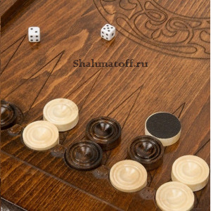 Нарды резные "Африканский Буйвол", Ustyan