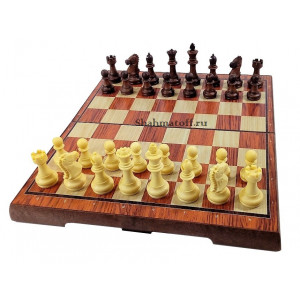 Шахматы дорожные магнитные  "Люкс" большие