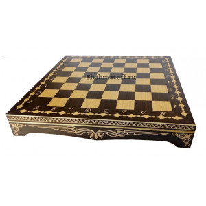 Шахматы ручной работы "Гроссмейстер" в ларце "Маркетри венге" премиум класса